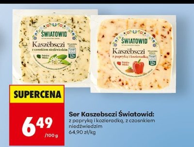 Ser Kaszëbsczi z papryką i kolendrą promocja w Biedronka