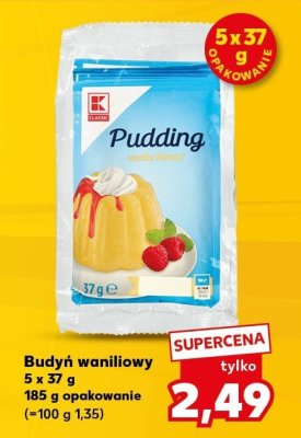 Budyń waniliowy promocja w Kaufland