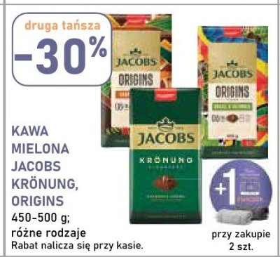 Kawa mielona Jacobs Krönung, Origins różne rodzaje promocja w Stokrotka