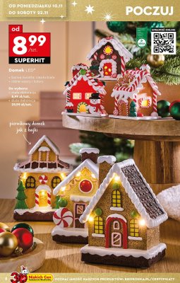 Domek LED duża dekoracja promocja w Biedronka