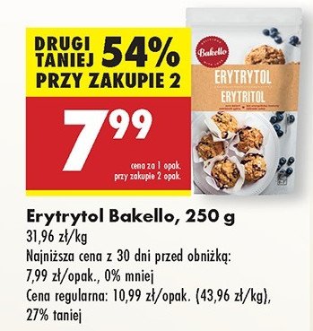 Erytrytol Bakello promocja