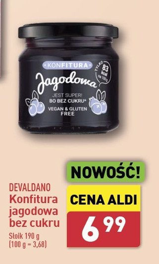 Konfitura jagoda Devaldano promocja