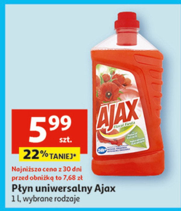 P艂yn do mycia polne kwiaty Ajax floral fiesta Ajax . promocja
