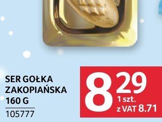 Ser Gołka zamojańska 160 g promocja w Selgros