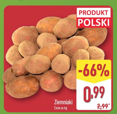 Ziemniaki s艂odkie promocja w Aldi