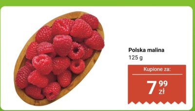 Malina polska 125 g promocja w Biedronka