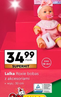Lalka Roxie bobas z akcesoriami promocja w Biedronka