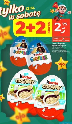 Kinder Creamy Milky & Crunchy promocja w Dealz