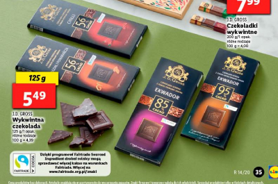 Czekolada ciemna chili J.d.gross promocja