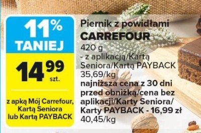 Piernik promocja w Carrefour