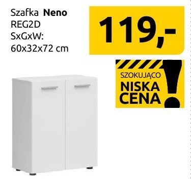 Szafka Neno REG2D promocja w Black Red White