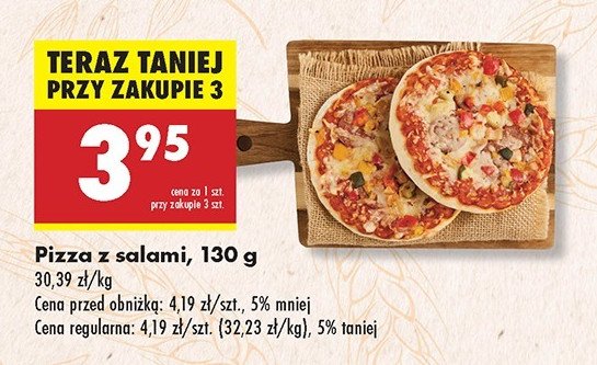 Pizza z salami promocja