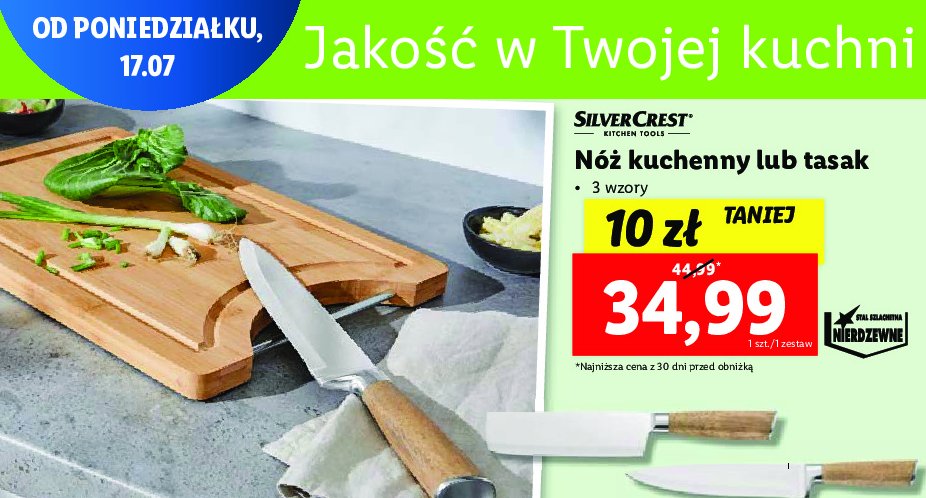 Tasak Silvercrest promocja