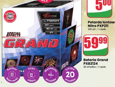 Bateria pirotechniczna Grand PXB2124 promocja w Dino