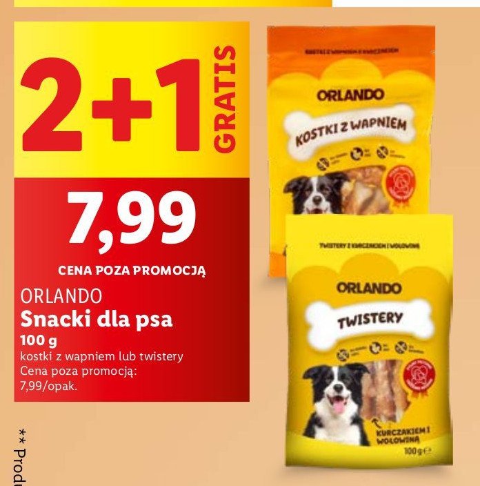 Przekąska twister sticks Orlando promocja w Lidl