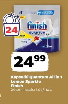 Kapsułki Quantum All in 1 Lemon Sparkle promocja w Netto