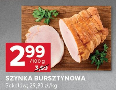 Szynka bursztynowa promocja w Stokrotka