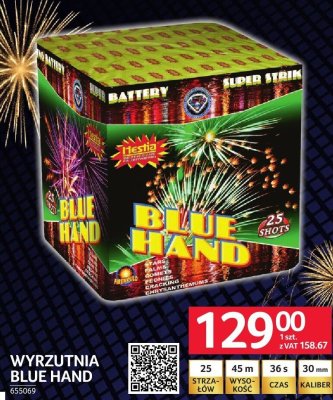 Wyrzutnia Blue Hand promocja w Selgros