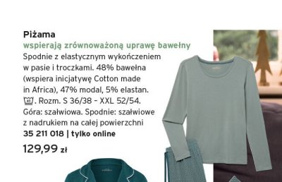 Piżama promocja w Tchibo