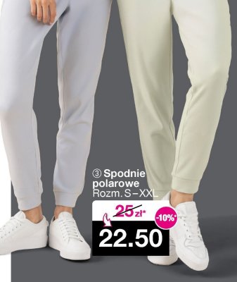 Spodnie polarowe promocja w Woolworth