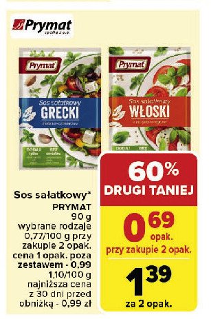 Sos sa艂atkowy w艂oski Prymat promocja