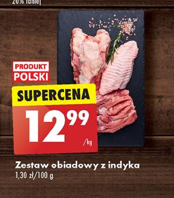 Zestaw obiadowy z indyka promocja