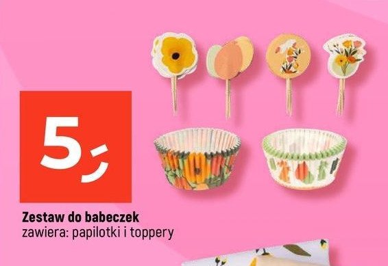 Papilotki do babeczek promocja w Dealz