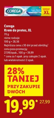 Krem do protez XL, różne rodzaje promocja w Lidl