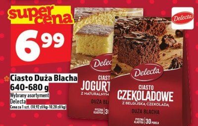 Ciasto Duża Blacha 640-680 g promocja w TOPAZ