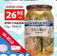 Ryby z mazur w galarecie Mazurskie przysmaki promocja