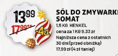 Sól do zmywarki Somat Henkel promocja w Arhelan