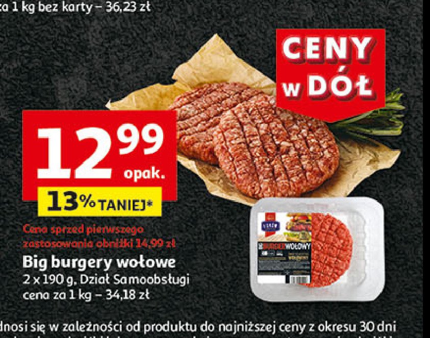 Big burger Łuków promocja