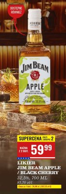 Likier Jim Beam Black Cherry promocja w Biedronka