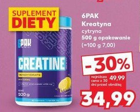 Kreatyna monohydrate cytryna 6pak promocja