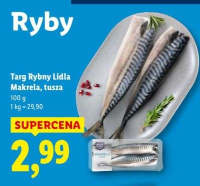 Makrela, tusza promocja w Lidl