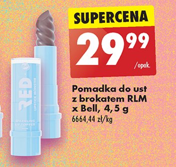 Pomadka do ust z brokatem Rlm x bell promocja