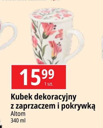 Kubek z zaparzaczem 340 ml Altom promocja