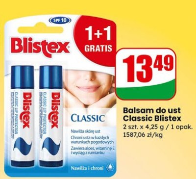 Balsam do ust Classic Blistex promocja w Dino