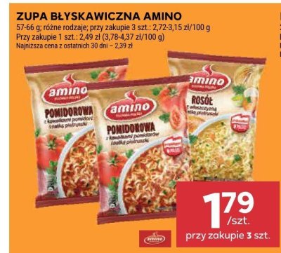 Zupa błyskawiczna różne rodzaje promocja w Stokrotka