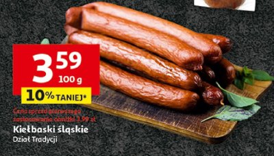 Kiełbaski śląskie promocja w Auchan