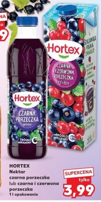 Nektar Hortex czarna i czerwona porzeczka 1 l promocja w Kaufland