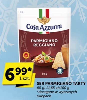 Ser Parmigiano Reggiano Casa Azzurra tarty promocja w Groszek