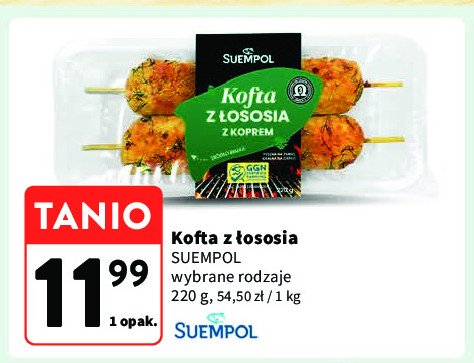 Kofty z łososia z koprem Suempol promocja