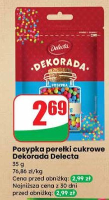 Posypka perełki cukrowe Dekorada promocja w Dino