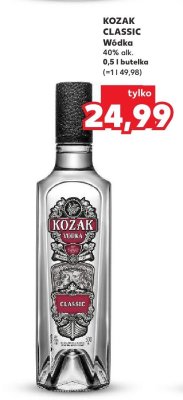 Wódka classic 0,5 l promocja w Kaufland
