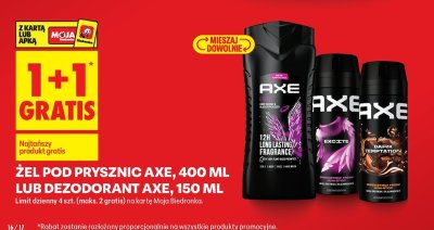 Dezodorant Axe 150 ml różne rodzaje promocja w Biedronka