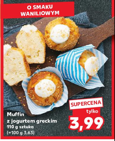 Muffin z jogurtem greckim promocja w Kaufland