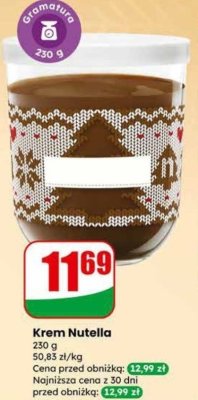 Krem Nutella promocja w Dino