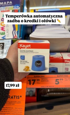 Temperówka automatycza promocja w Biedronka