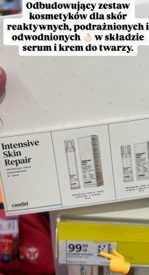 Zestaw kosmetyków odbudowujących - serum + krem do twarzy promocja w Hebe